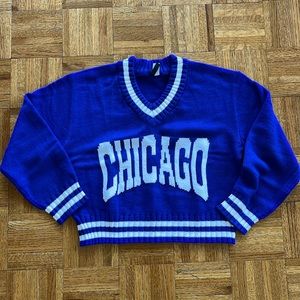 H&M Chicago varsity sweater